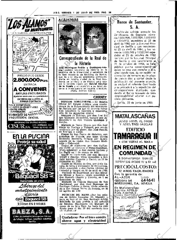 ABC SEVILLA 01-07-1983 página 50