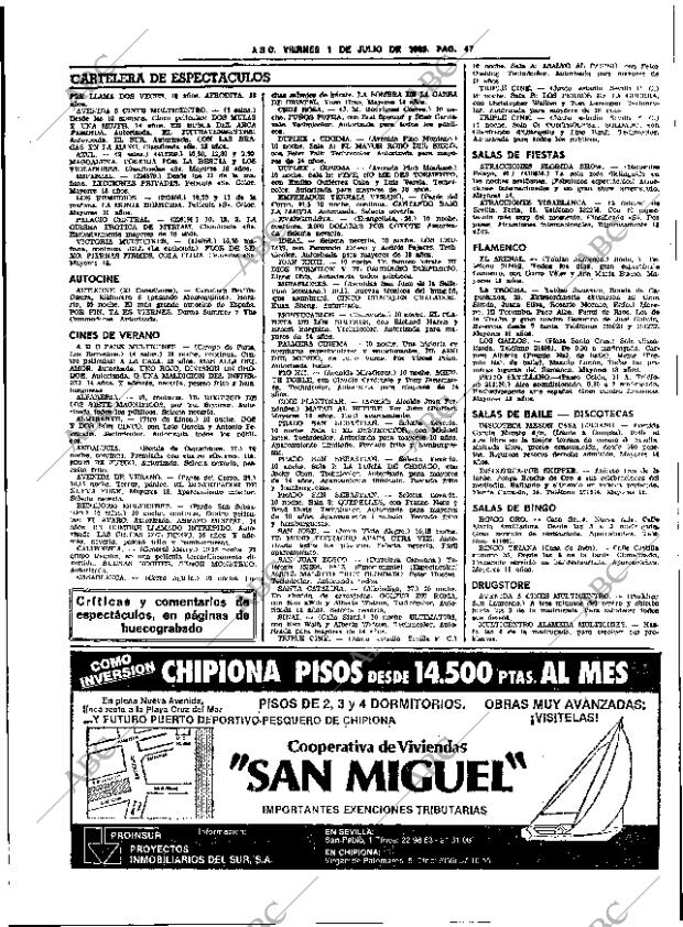 ABC SEVILLA 01-07-1983 página 61