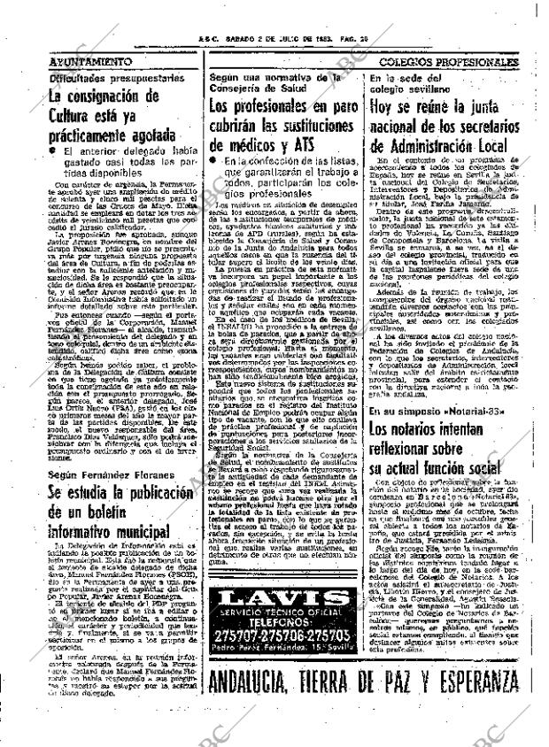 ABC SEVILLA 02-07-1983 página 28