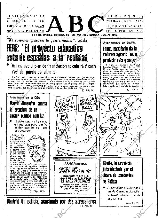 ABC SEVILLA 02-07-1983 página 9