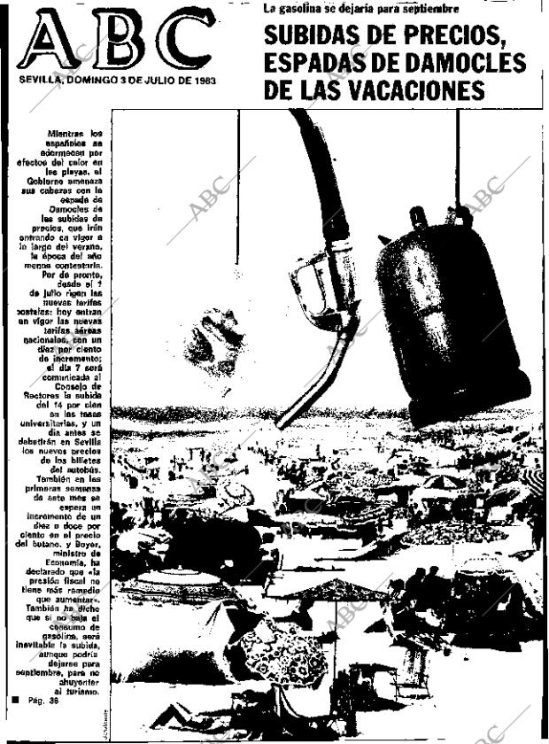 ABC SEVILLA 03-07-1983 página 1