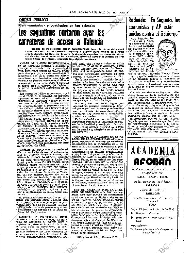 ABC SEVILLA 03-07-1983 página 21