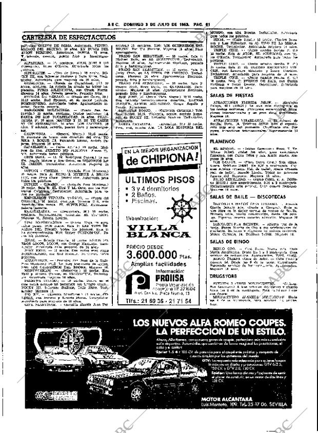 ABC SEVILLA 03-07-1983 página 77