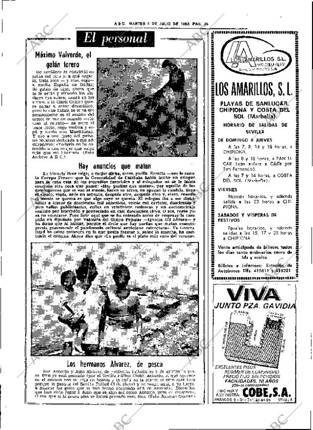 ABC SEVILLA 05-07-1983 página 41