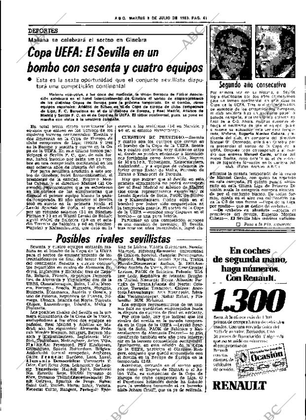 ABC SEVILLA 05-07-1983 página 57