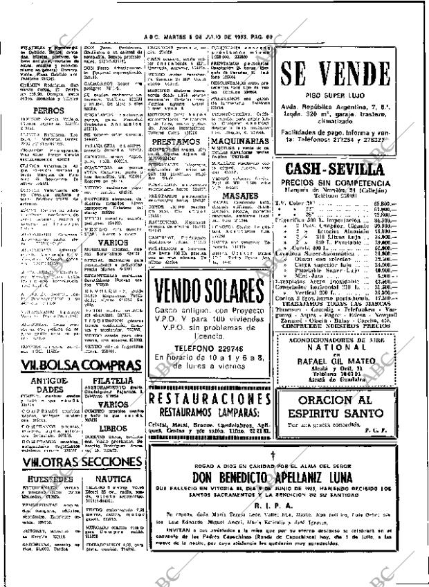 ABC SEVILLA 05-07-1983 página 76