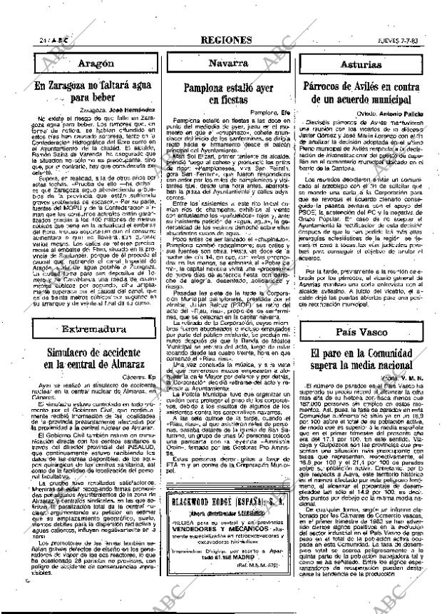 ABC MADRID 07-07-1983 página 24