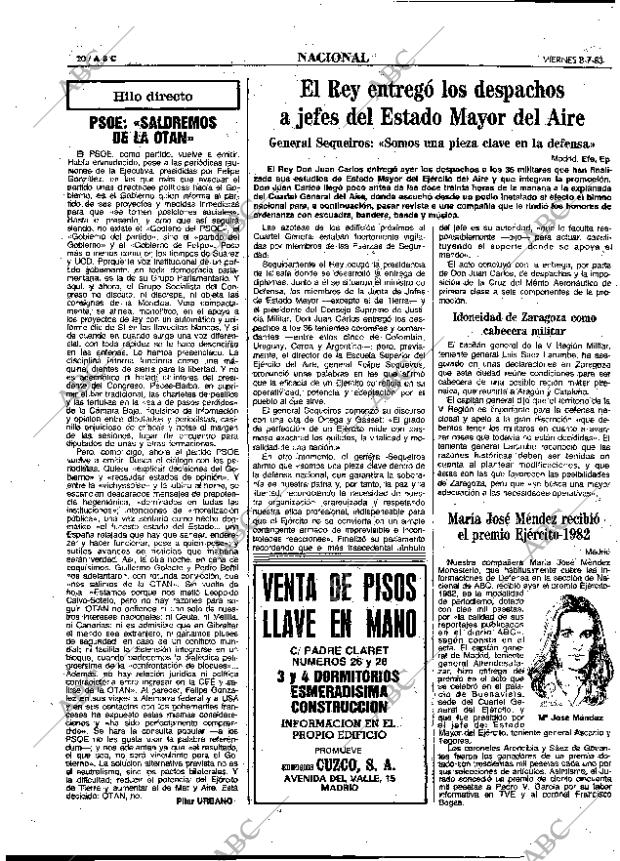 ABC MADRID 08-07-1983 página 20