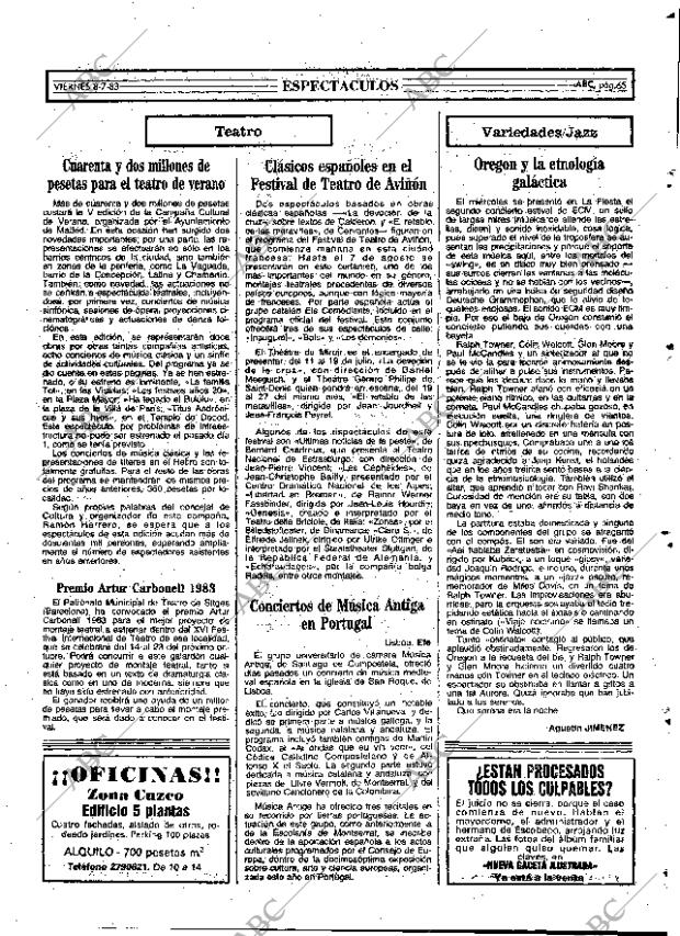 ABC MADRID 08-07-1983 página 65