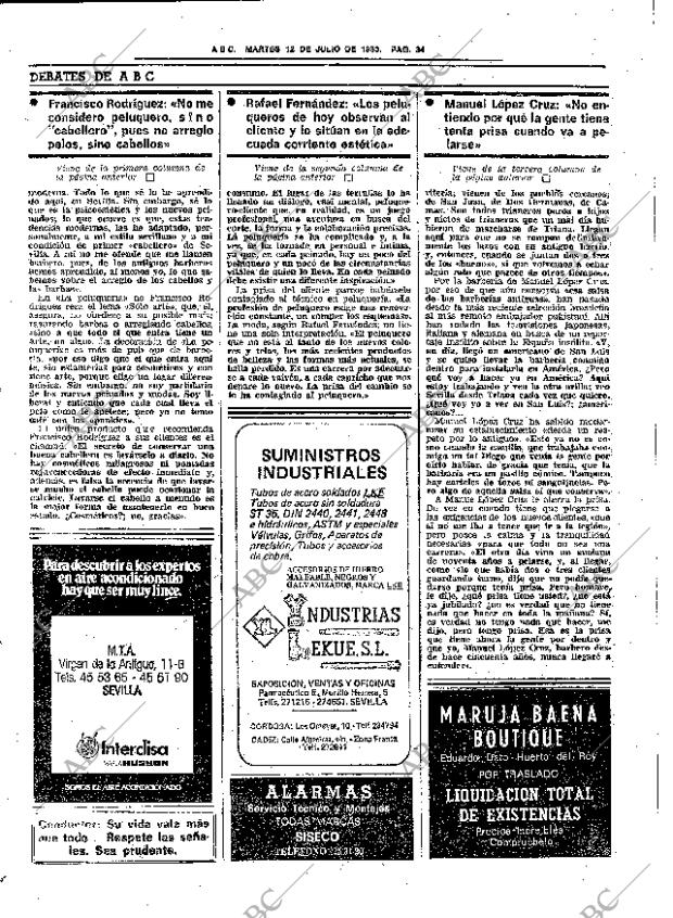 ABC SEVILLA 12-07-1983 página 50