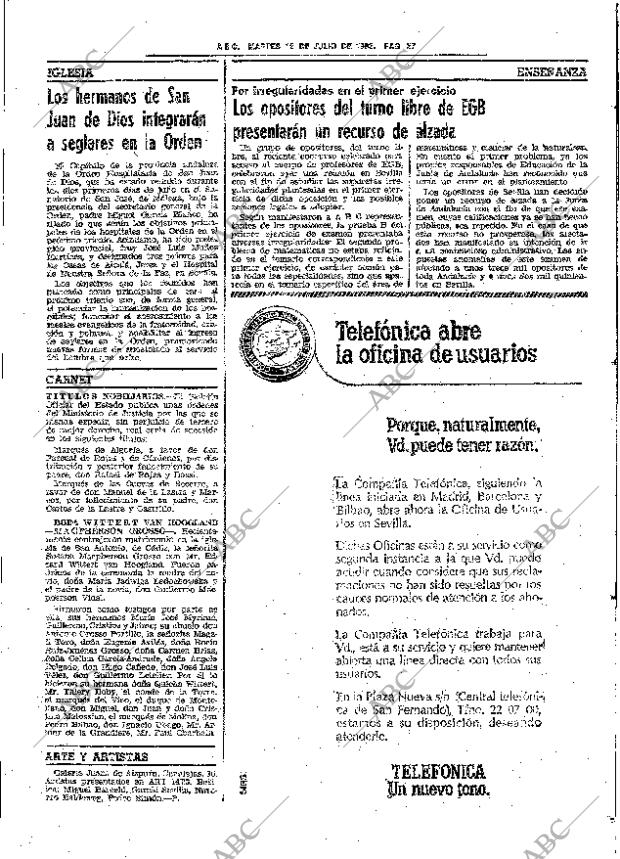 ABC SEVILLA 12-07-1983 página 53
