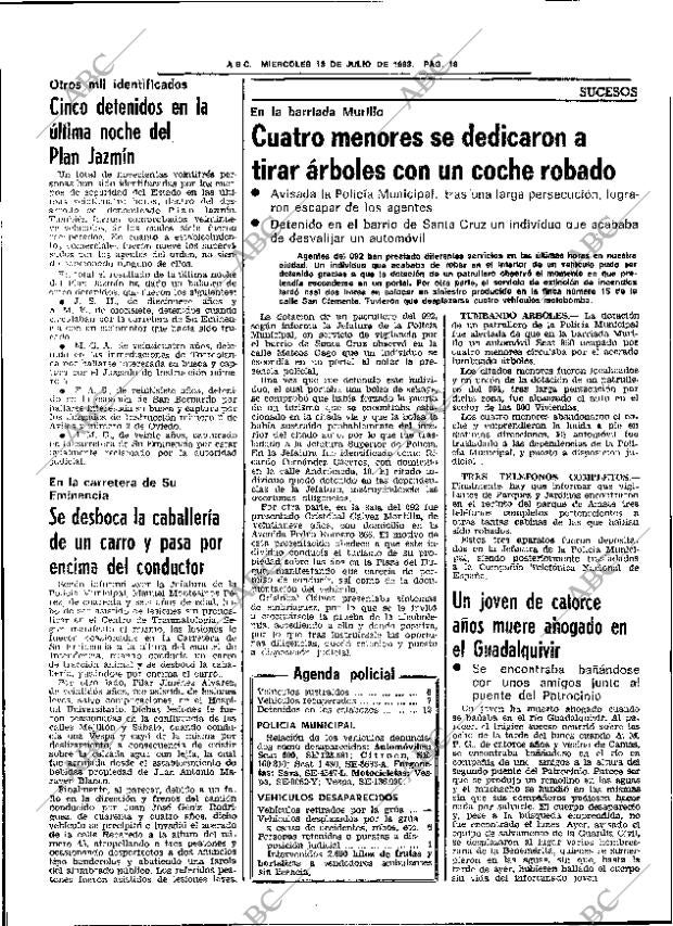 ABC SEVILLA 13-07-1983 página 30