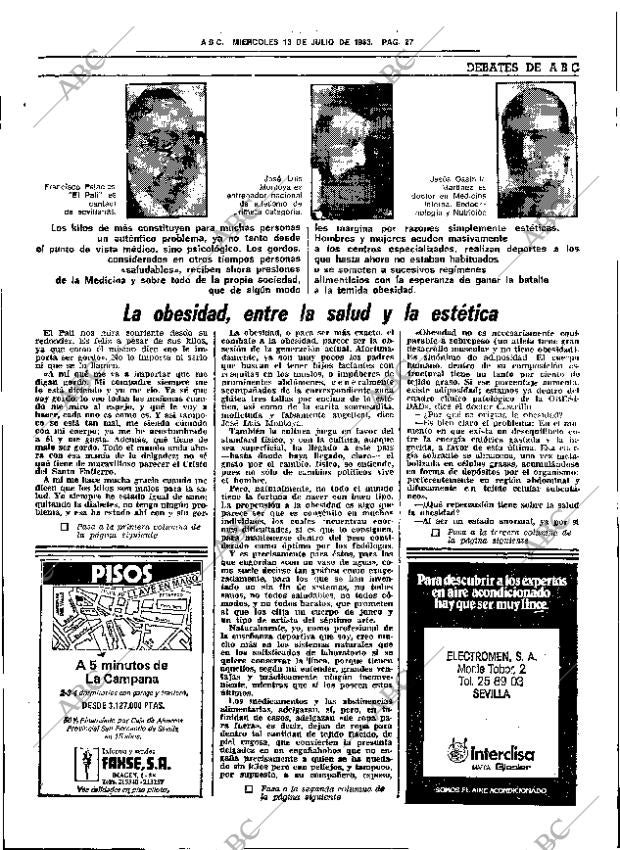 ABC SEVILLA 13-07-1983 página 39