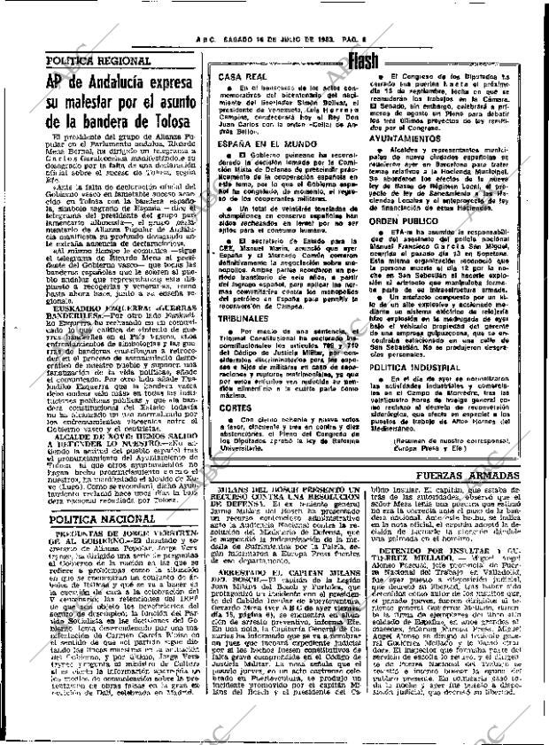 ABC SEVILLA 16-07-1983 página 14