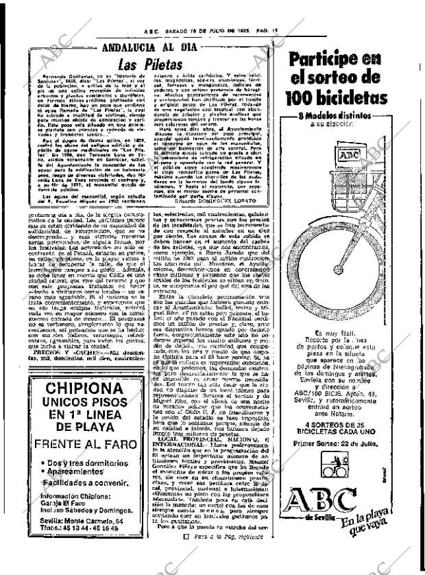 ABC SEVILLA 16-07-1983 página 19