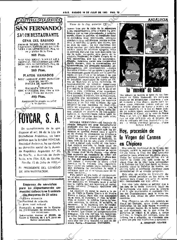 ABC SEVILLA 16-07-1983 página 20