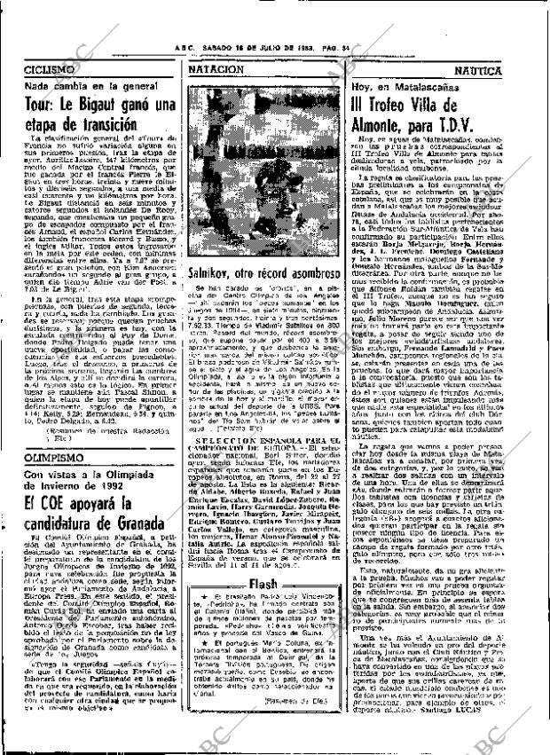 ABC SEVILLA 16-07-1983 página 42