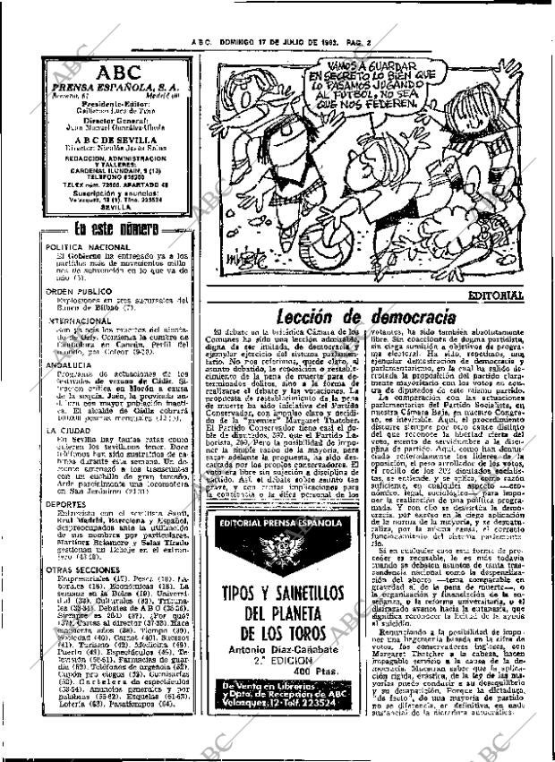 ABC SEVILLA 17-07-1983 página 18