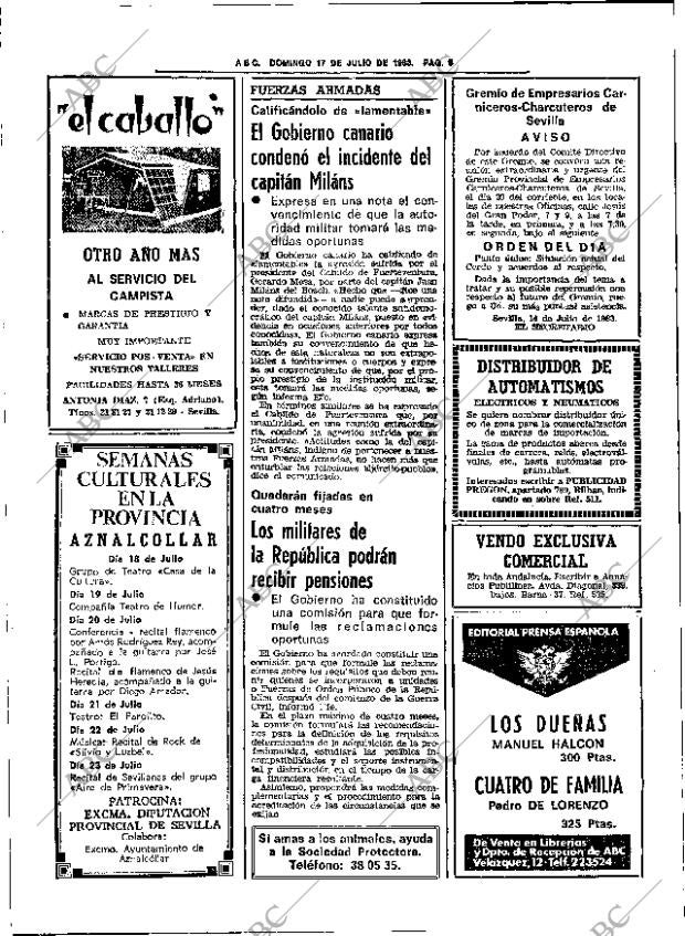 ABC SEVILLA 17-07-1983 página 22