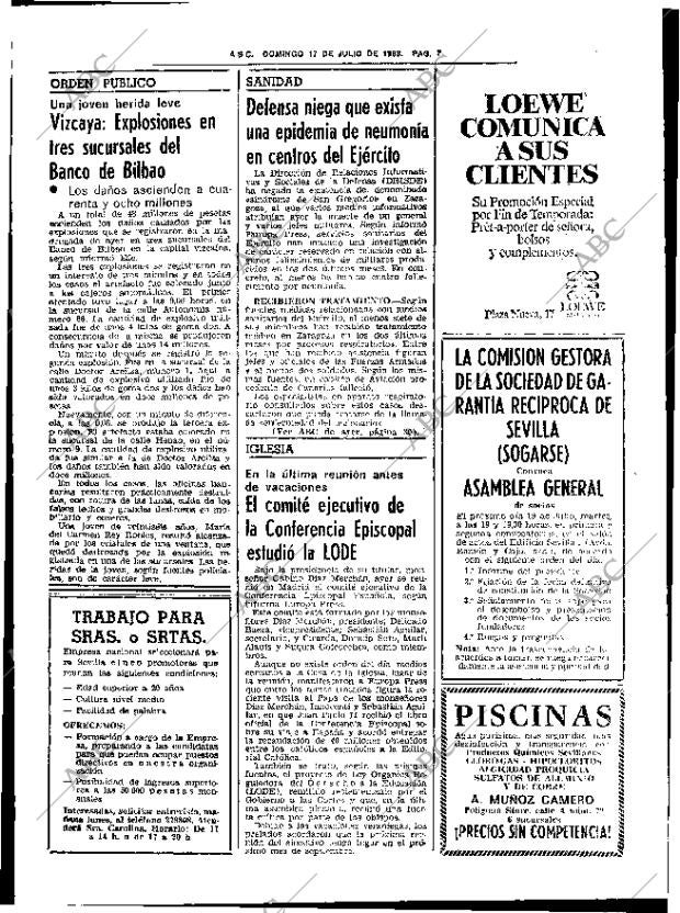 ABC SEVILLA 17-07-1983 página 23