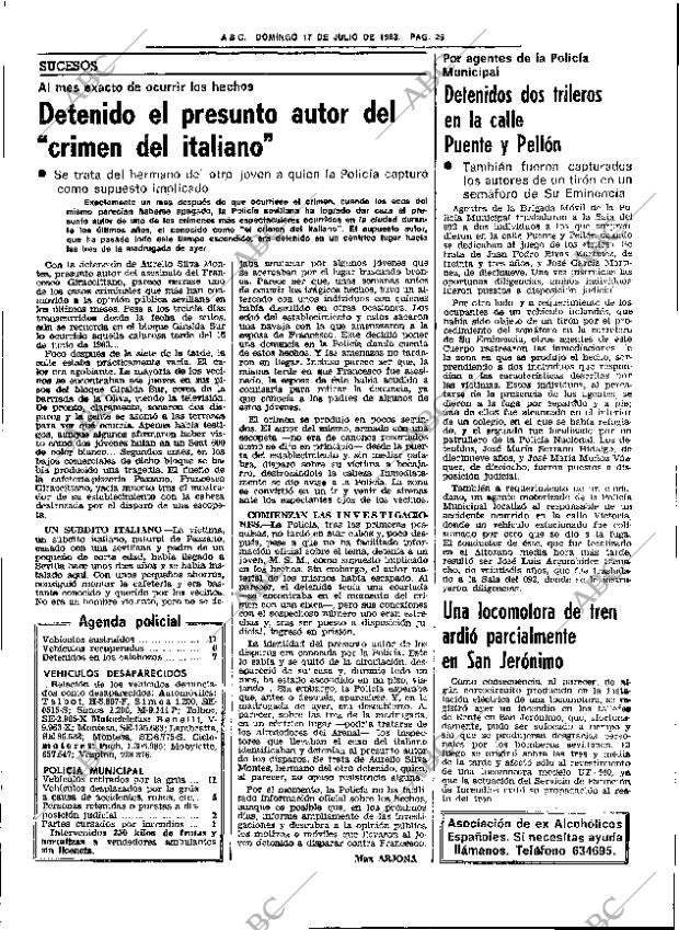 ABC SEVILLA 17-07-1983 página 41