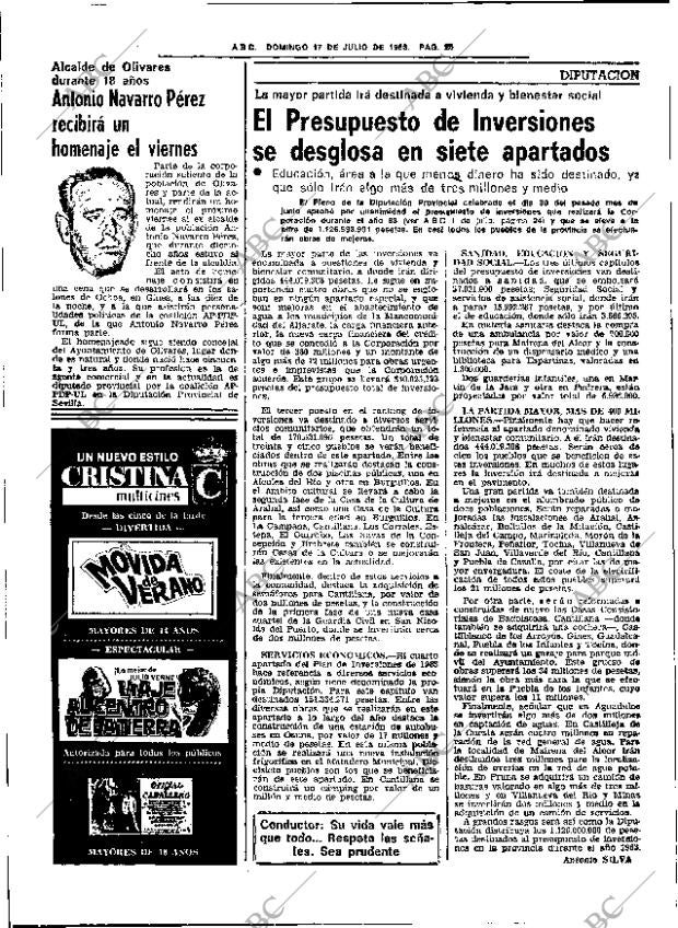 ABC SEVILLA 17-07-1983 página 42
