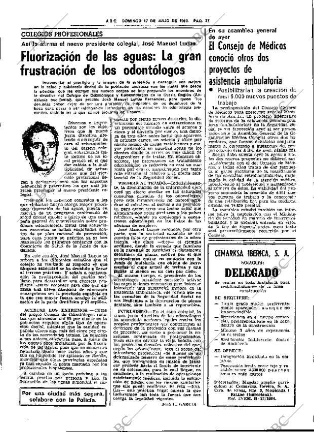 ABC SEVILLA 17-07-1983 página 43