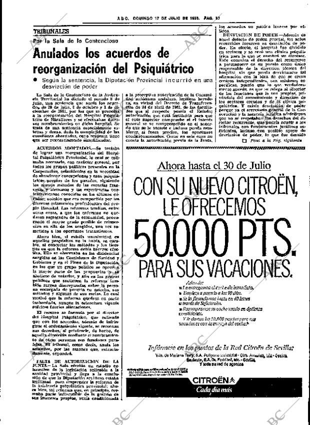 ABC SEVILLA 17-07-1983 página 49