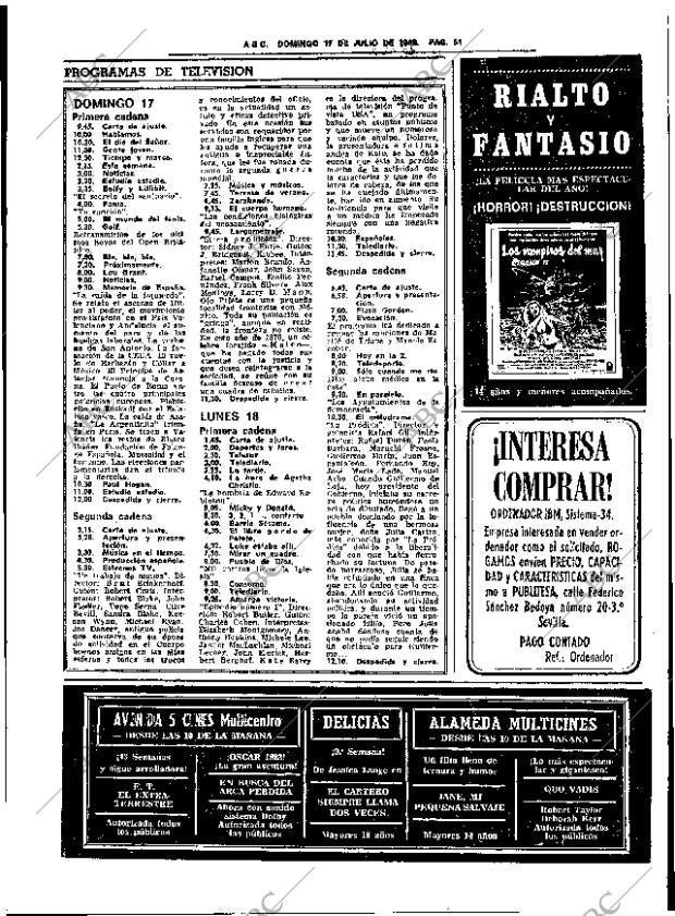 ABC SEVILLA 17-07-1983 página 67