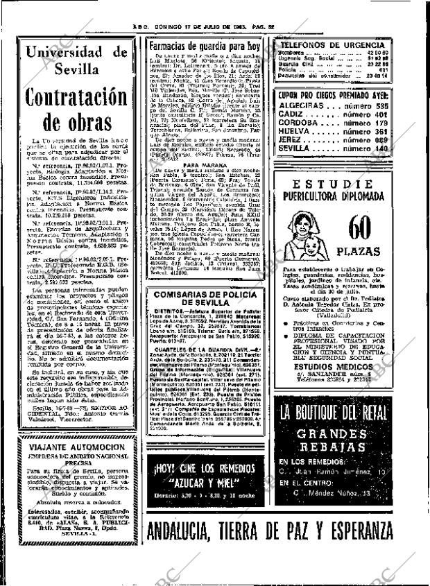 ABC SEVILLA 17-07-1983 página 68