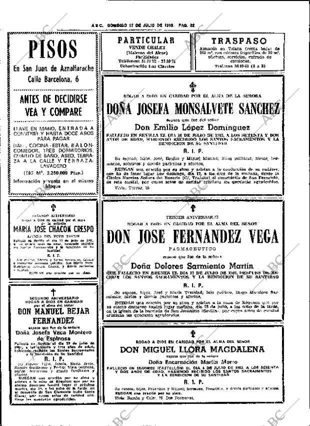 ABC SEVILLA 17-07-1983 página 78