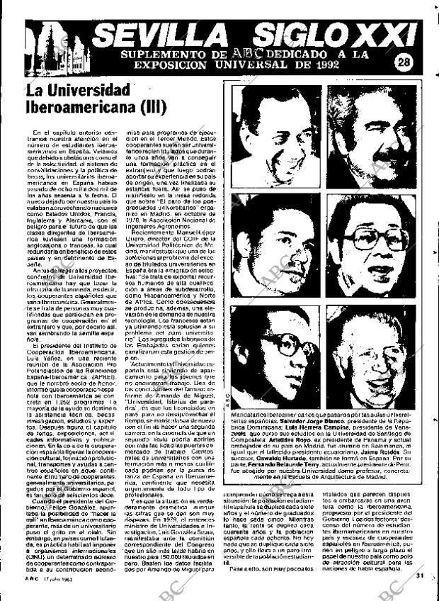 ABC SEVILLA 17-07-1983 página 95