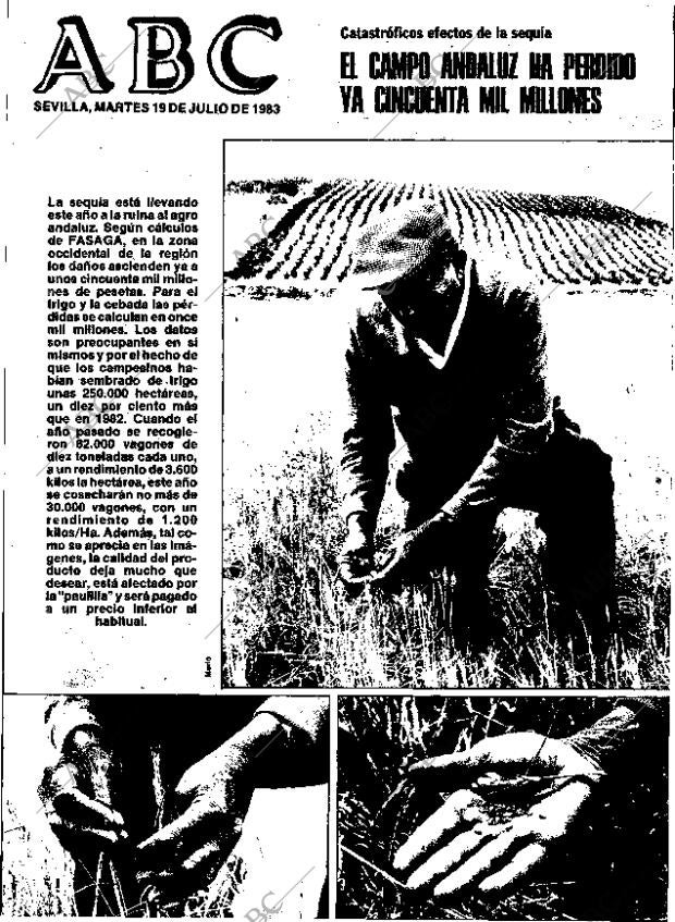 ABC SEVILLA 19-07-1983 página 1