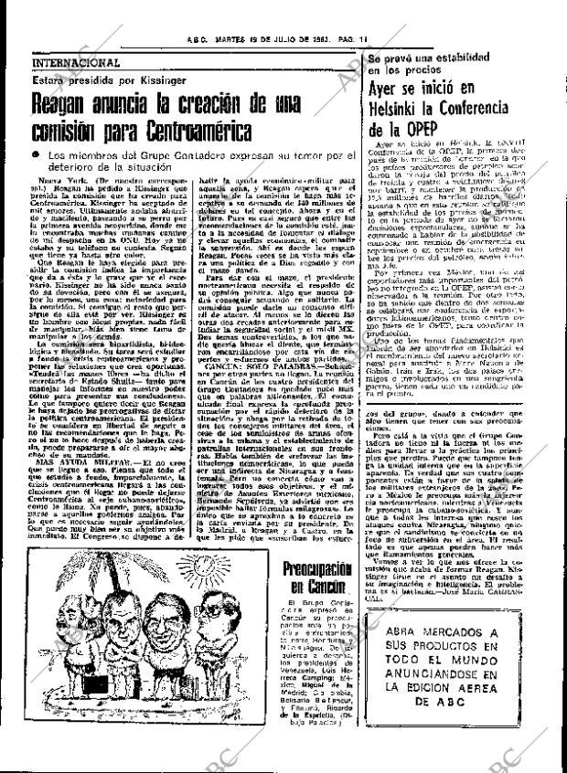 ABC SEVILLA 19-07-1983 página 27