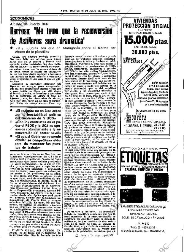 ABC SEVILLA 19-07-1983 página 31