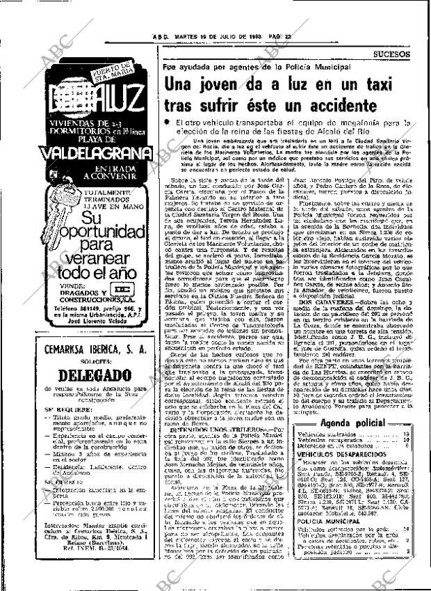 ABC SEVILLA 19-07-1983 página 38