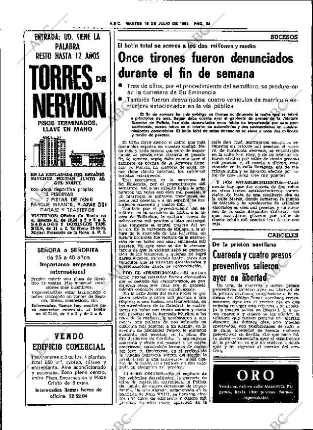 ABC SEVILLA 19-07-1983 página 40