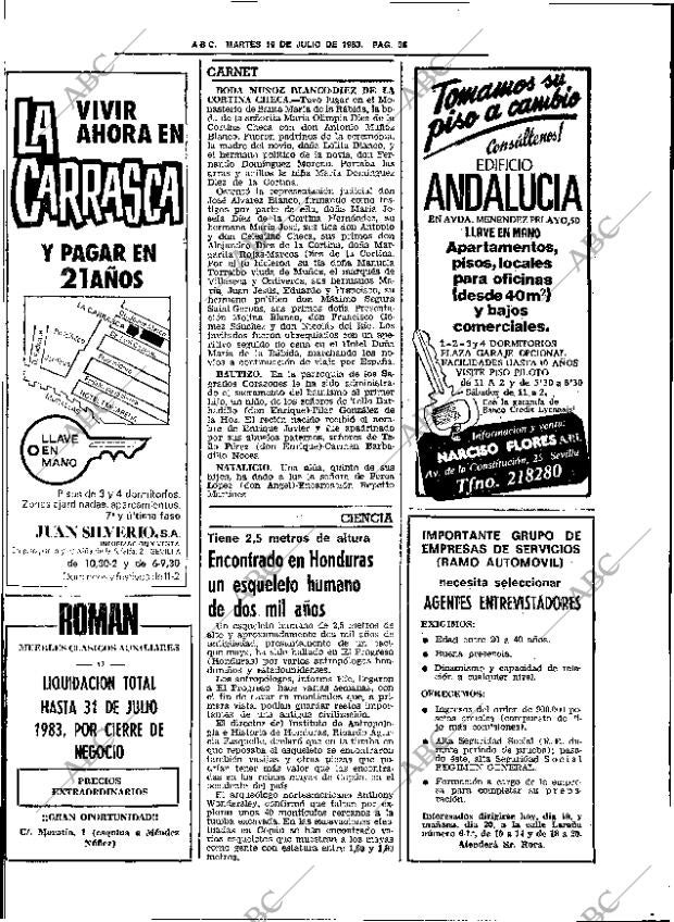 ABC SEVILLA 19-07-1983 página 52