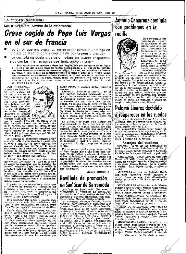ABC SEVILLA 19-07-1983 página 54