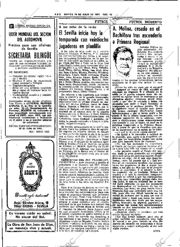 ABC SEVILLA 19-07-1983 página 58