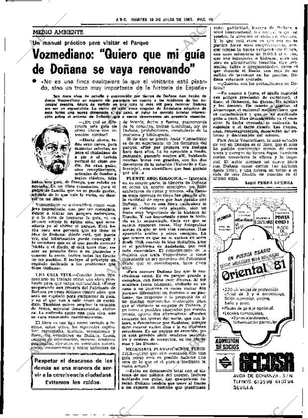 ABC SEVILLA 19-07-1983 página 65