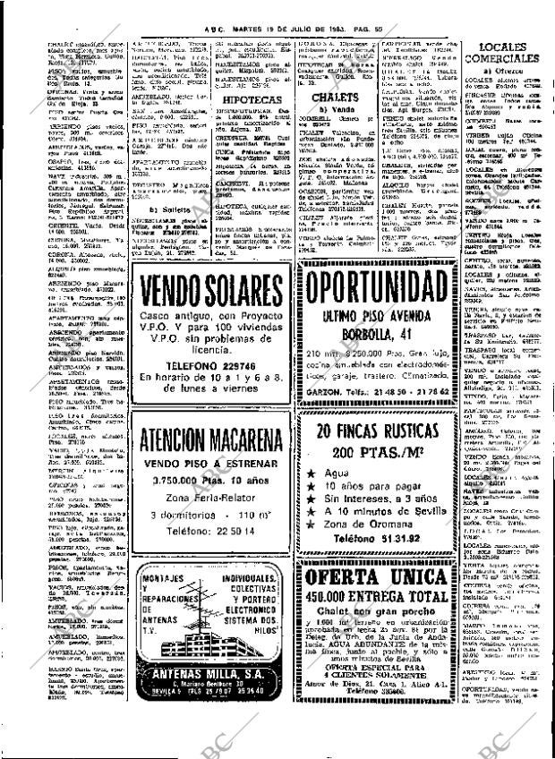 ABC SEVILLA 19-07-1983 página 71