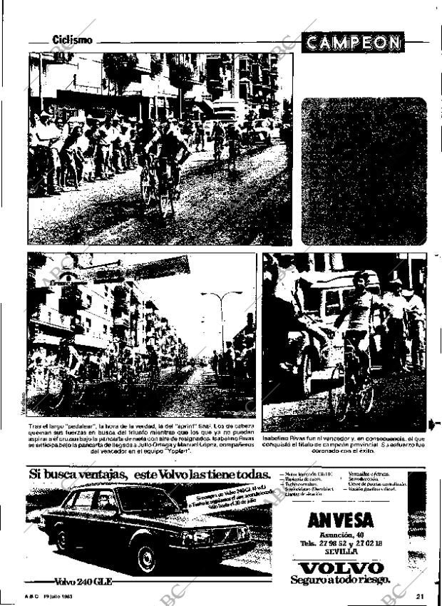 ABC SEVILLA 19-07-1983 página 85