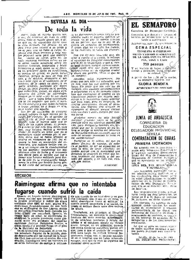 ABC SEVILLA 20-07-1983 página 29