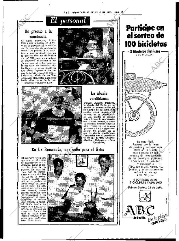 ABC SEVILLA 20-07-1983 página 33