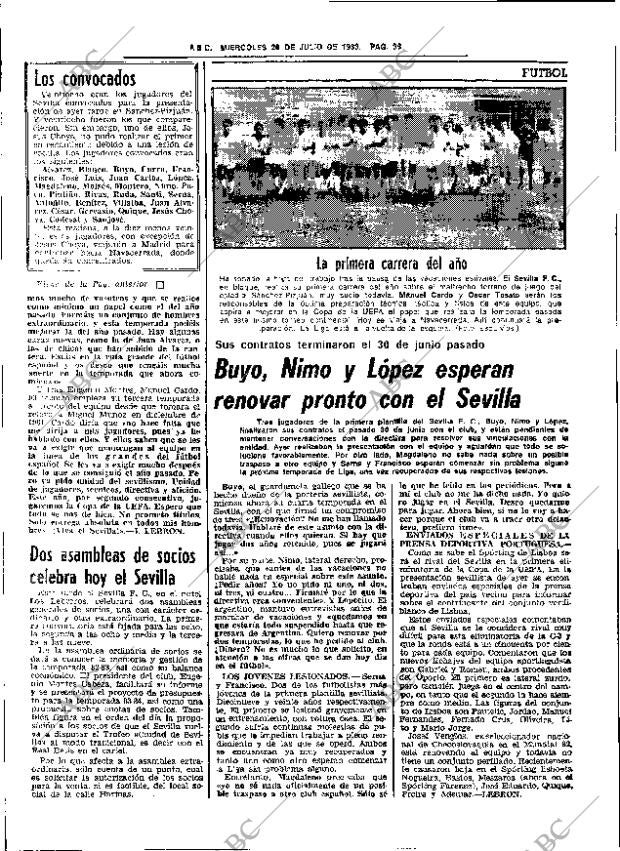 ABC SEVILLA 20-07-1983 página 48