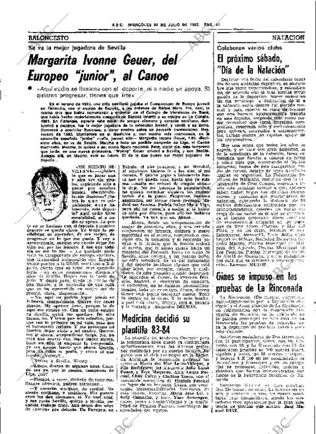 ABC SEVILLA 20-07-1983 página 51