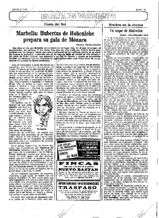 ABC MADRID 21-07-1983 página 37