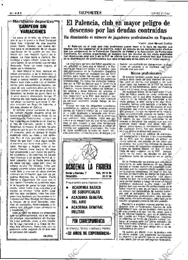 ABC MADRID 21-07-1983 página 60