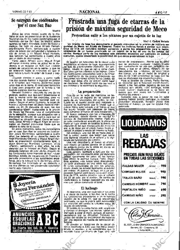 ABC MADRID 22-07-1983 página 17